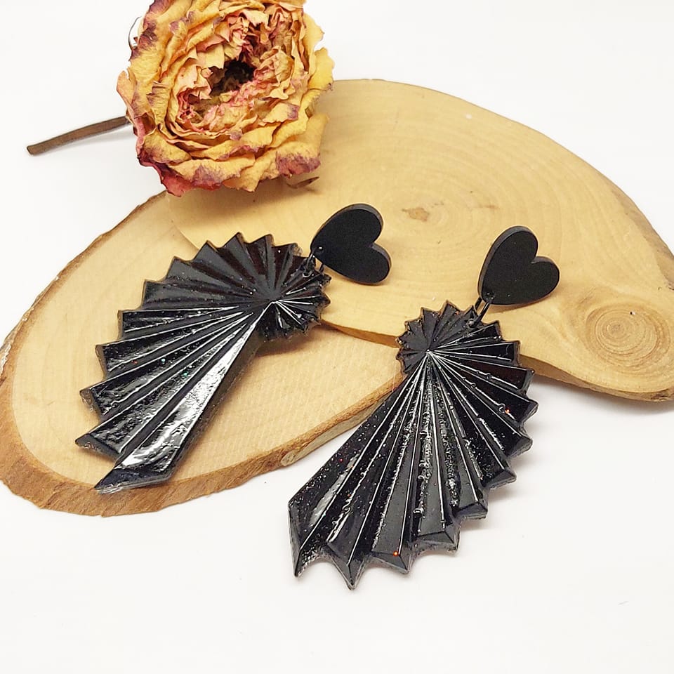 Stilgiganten Kustom Ohrstecker "Vintage Girl - Love Edition"