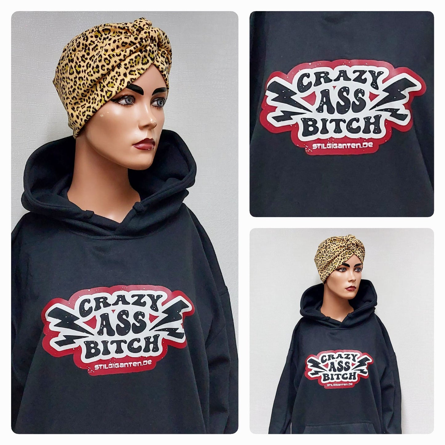 Stilgiganten Hoodie "Crazy Ass B*tch"