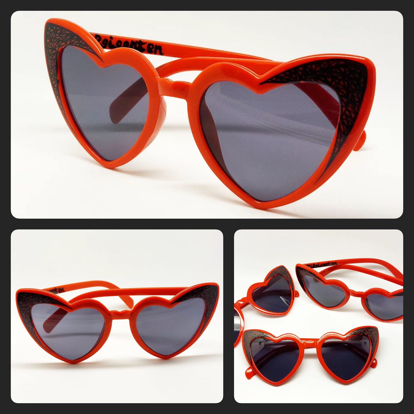 Stilgiganten Kustom Sonnenbrille "GHOUL GANG - Hot Red"