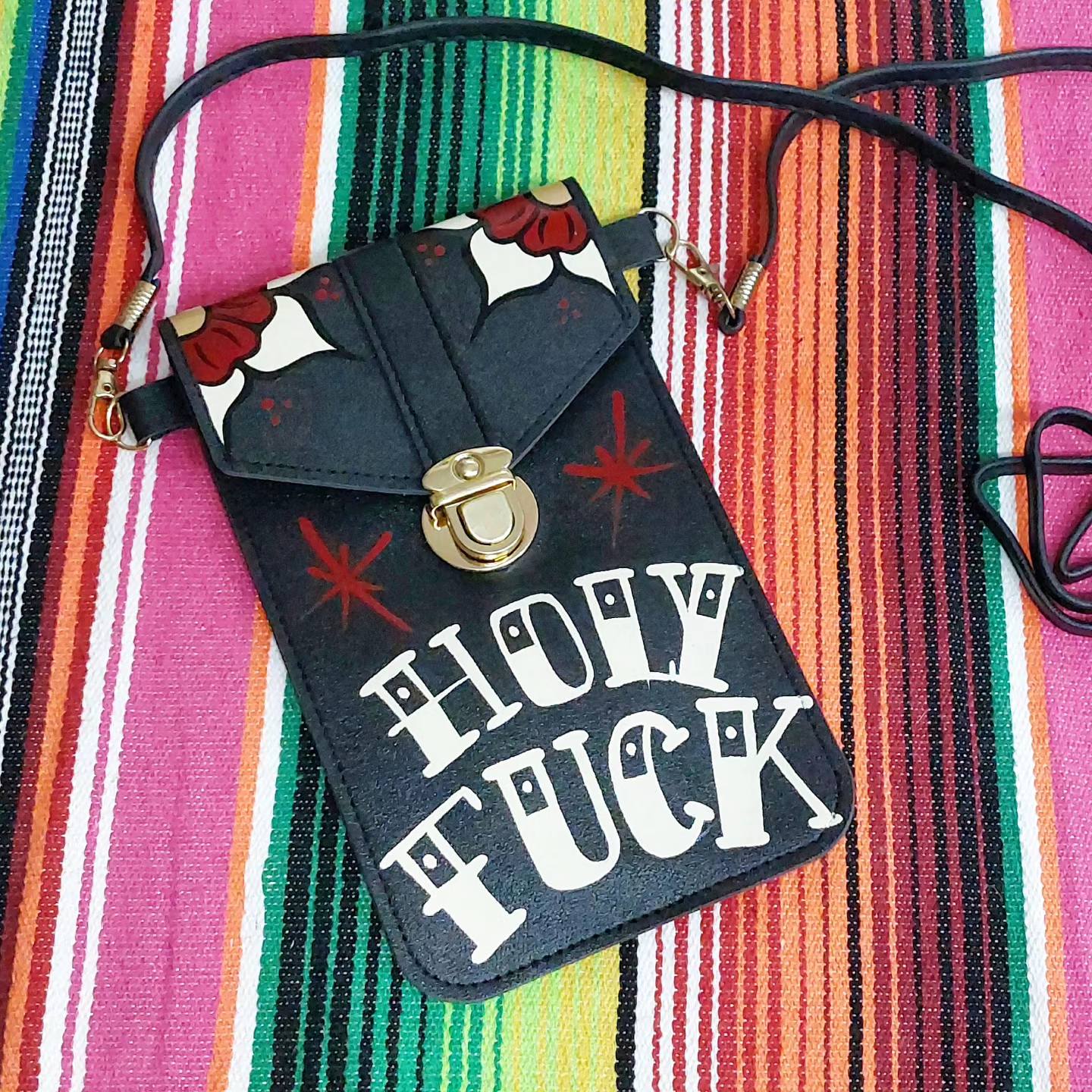 Stilgiganten Kustom Handytasche "Holy F*ck"