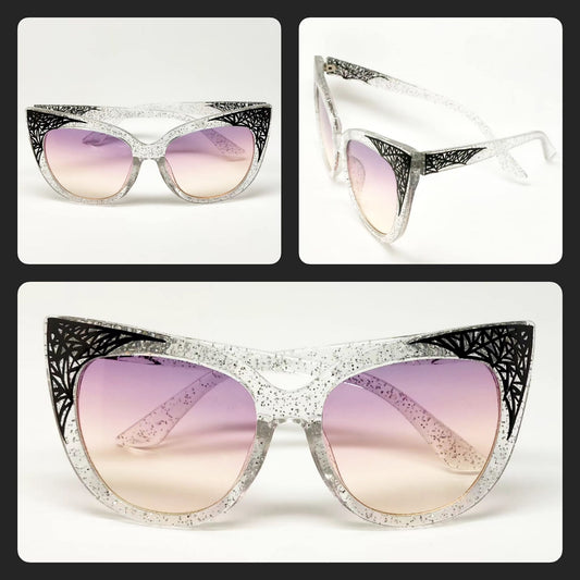 Stilgiganten Kustom Sonnenbrille "Metal Flakes - Spooky Cute Girl"