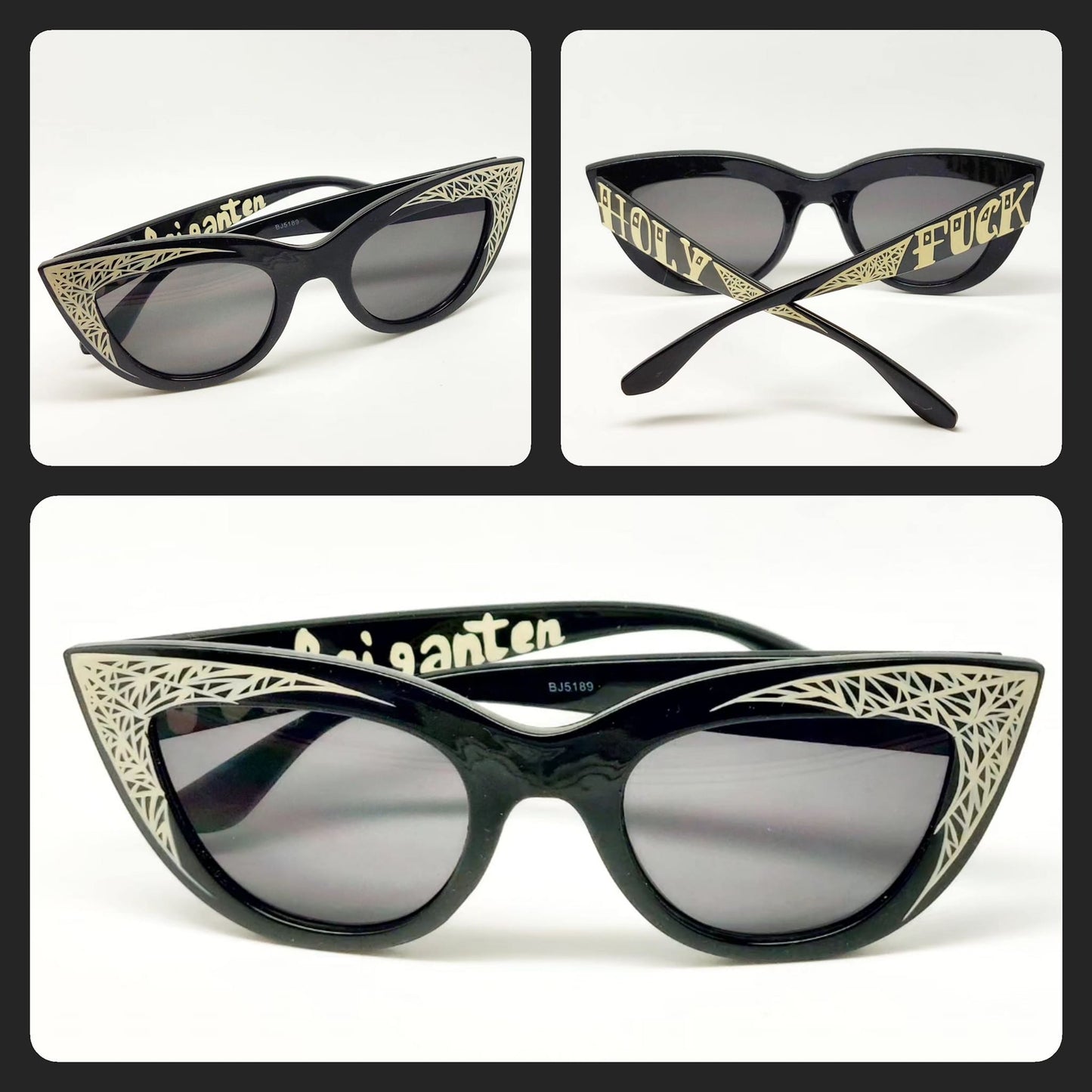 Stilgiganten Kustom Sonnebrille "Dark Girl - Holy F*ck"