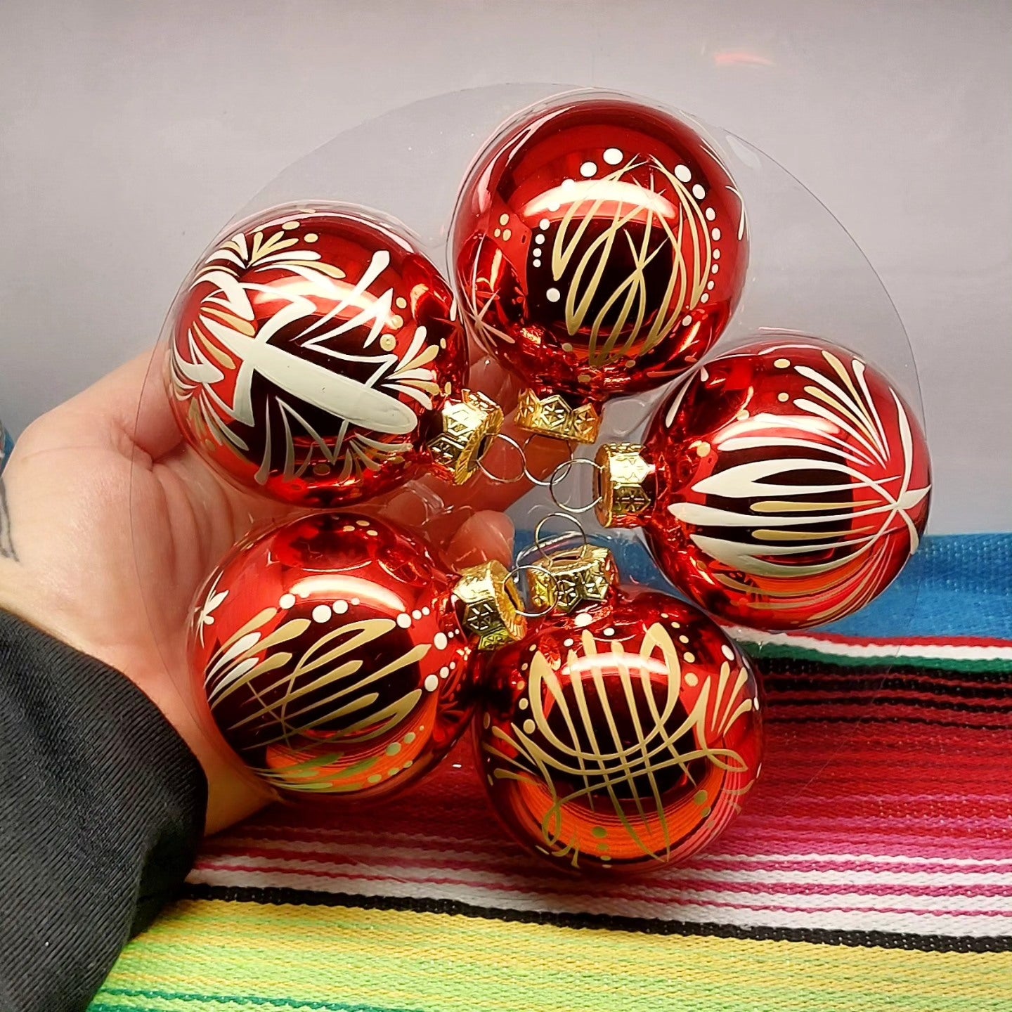 Stilgiganten Kustom Weihnachtsbaumkugel SET "Cool Kustom Xmas"