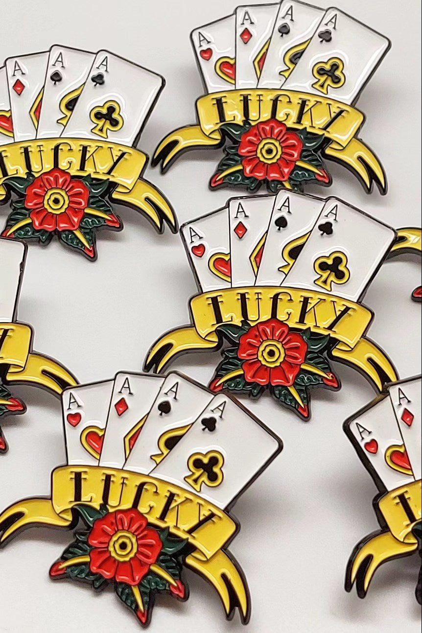 Anstecker/Pin "LUCKY"
