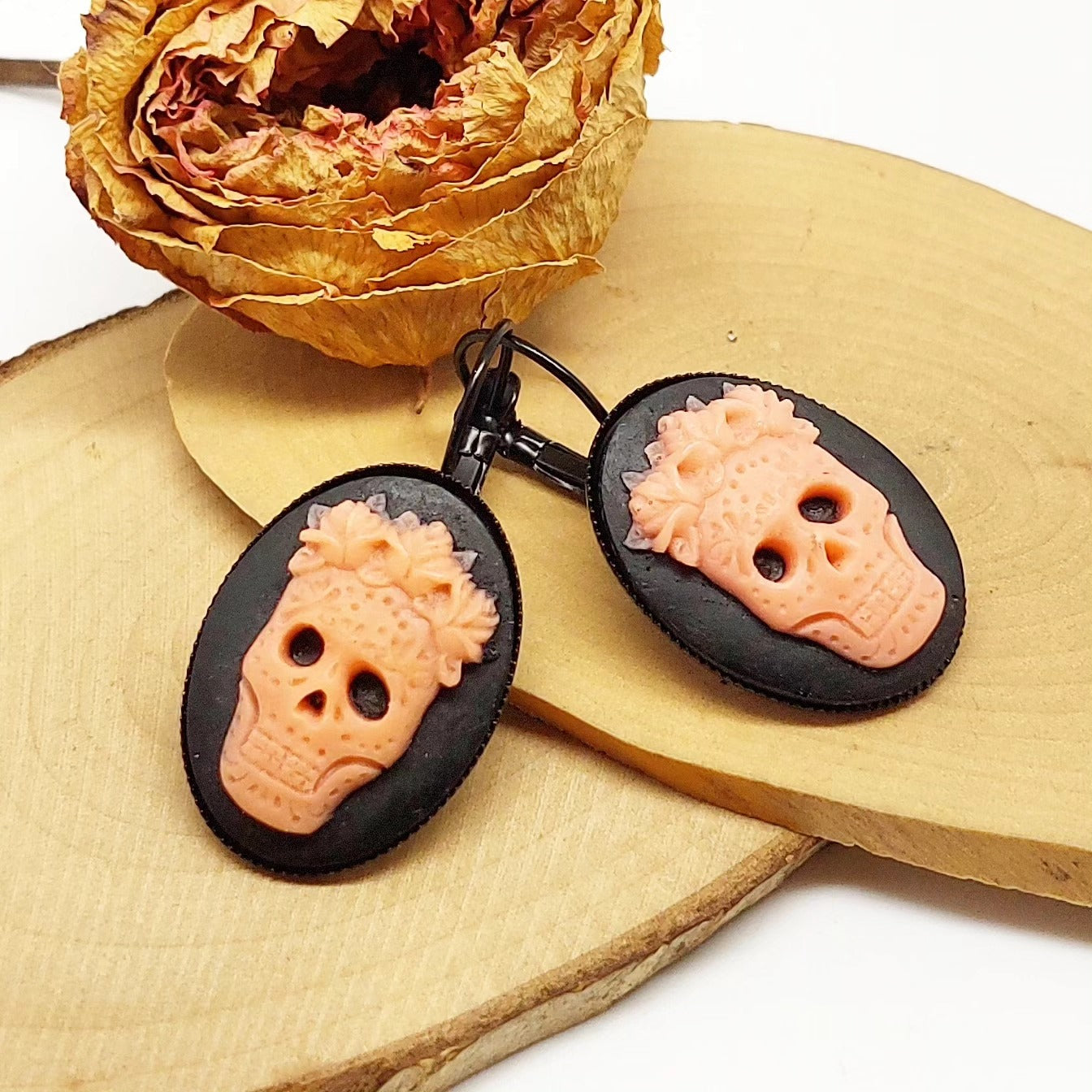 Wir rocken mit Stil - Ohrhänger "Sweet Skull"