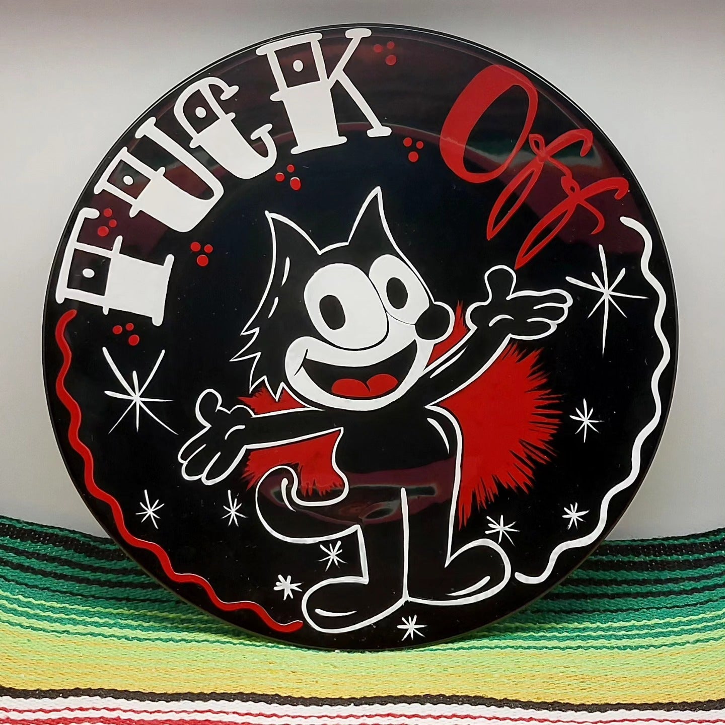 Stilgiganten Kustom Teller "F*CK Off"
