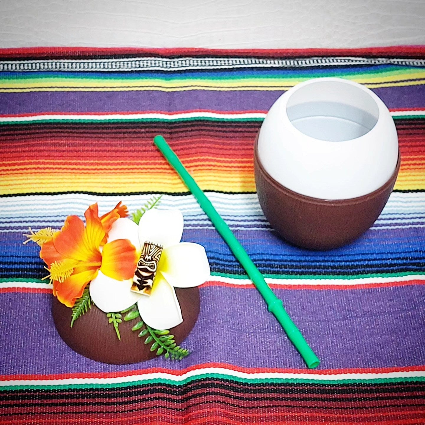 Stilgiganten Kustom Trink Kokosnüsse "TIKI TIME"