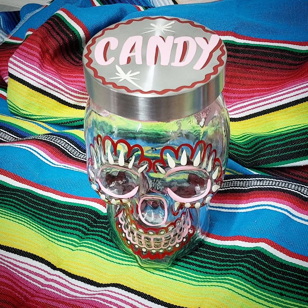Stilgiganten Kustom Deko Vorratsglas "CANDY"