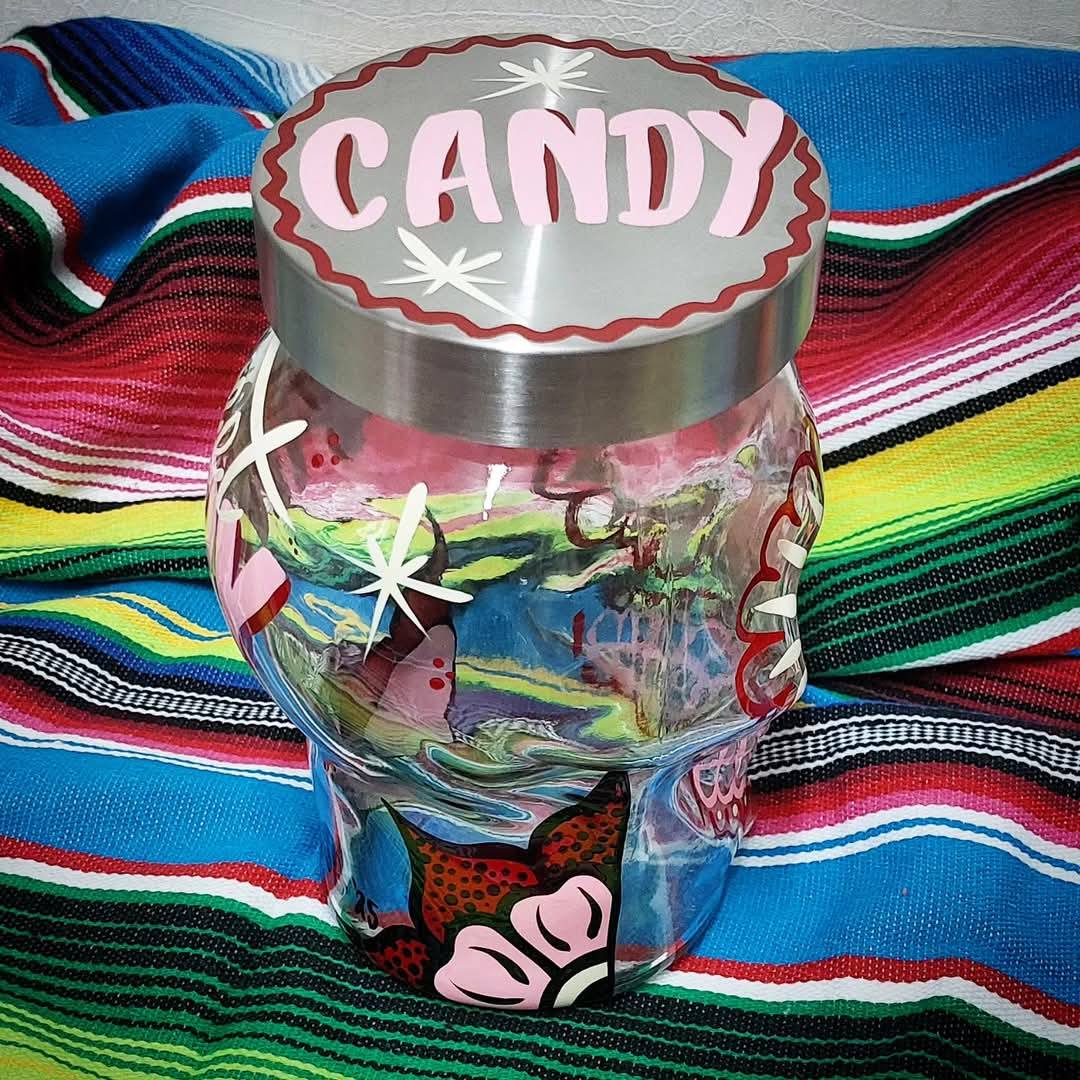Stilgiganten Kustom Deko Vorratsglas "CANDY"