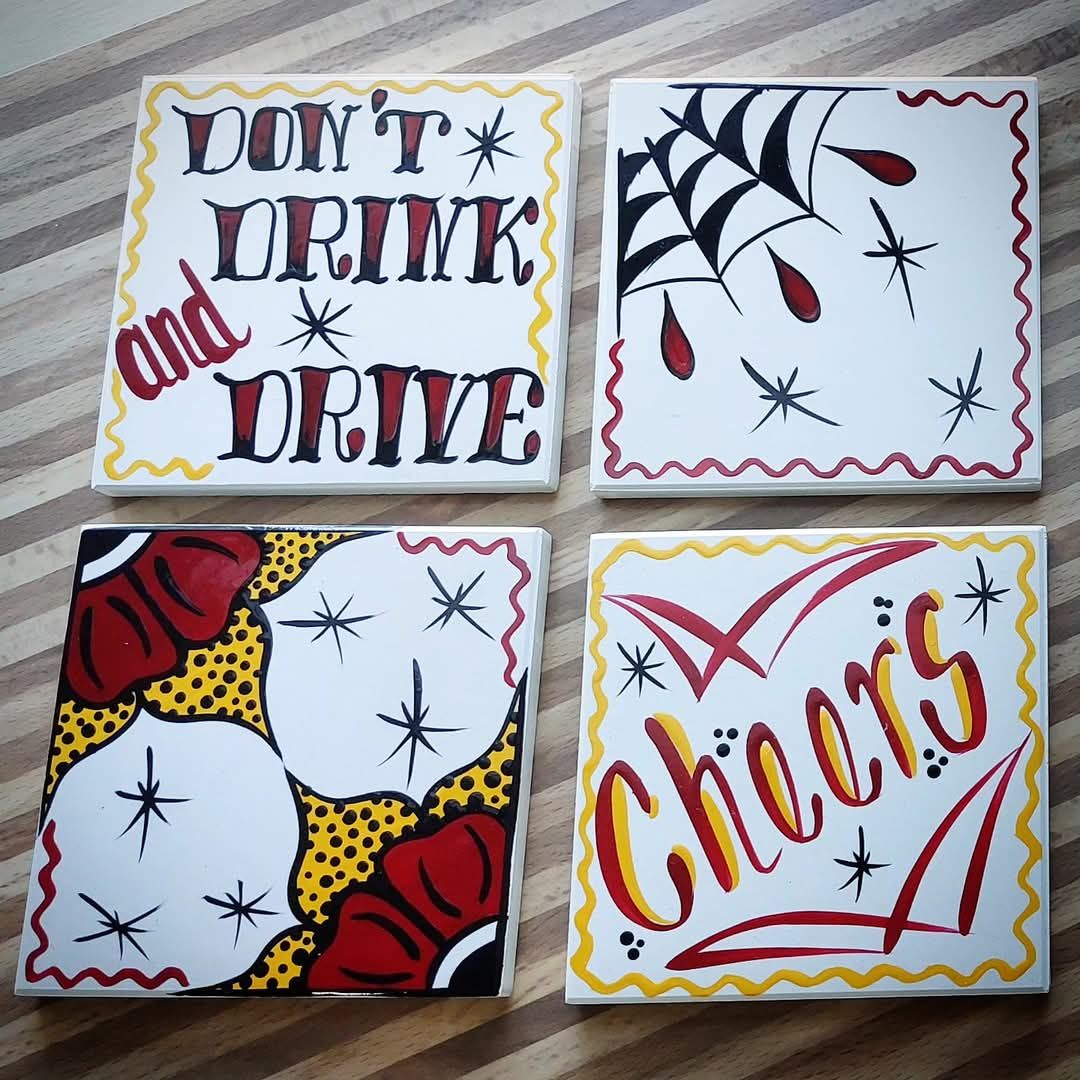 Stilgiganten Kustom Untersetzer SET "Cheers"