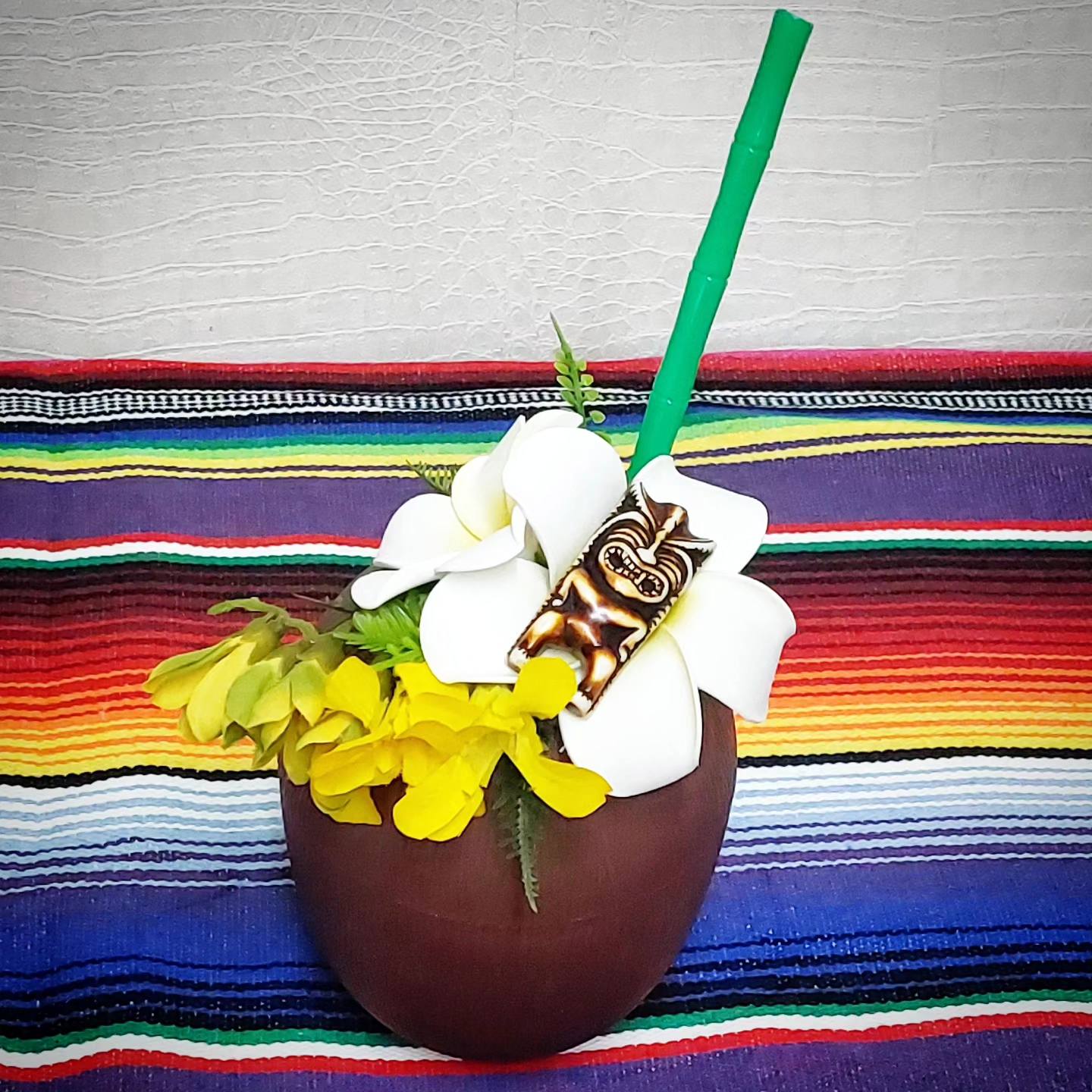 Stilgiganten Kustom Trink Kokosnüsse "TIKI TIME"