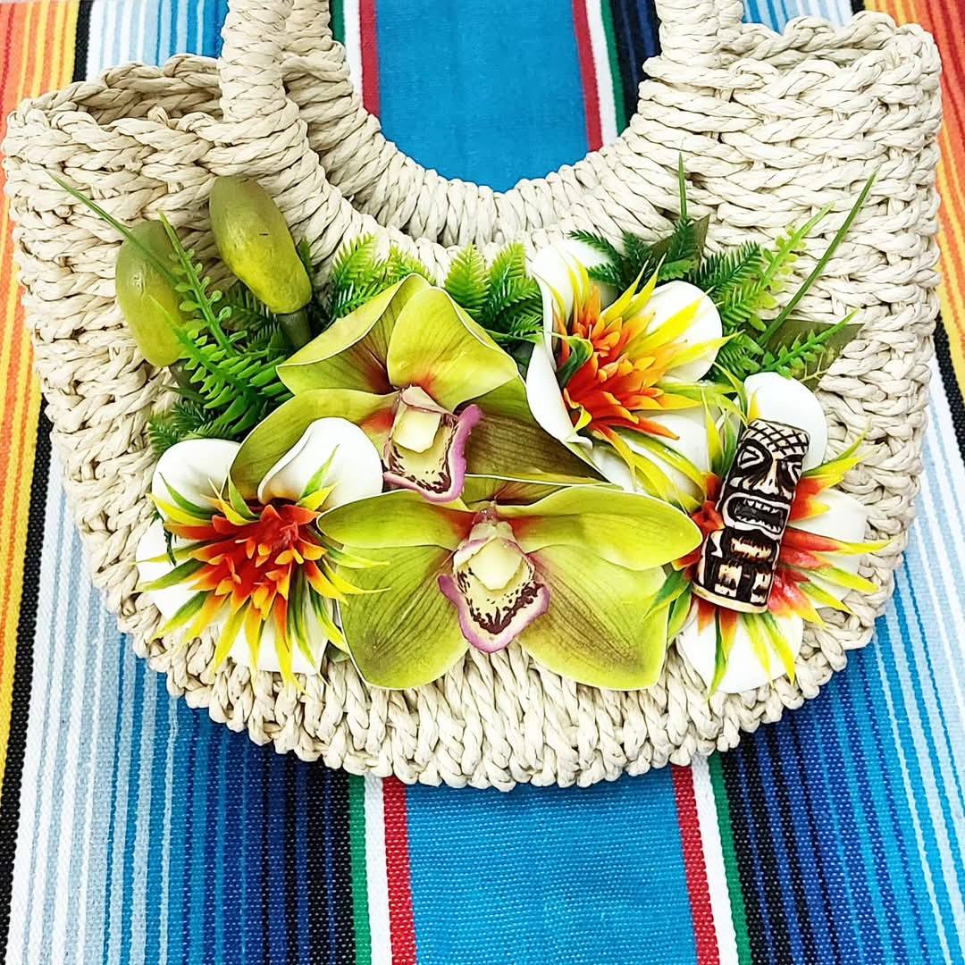 Stilgiganten Kustom Handtasche "Cool TIKI Vibes"