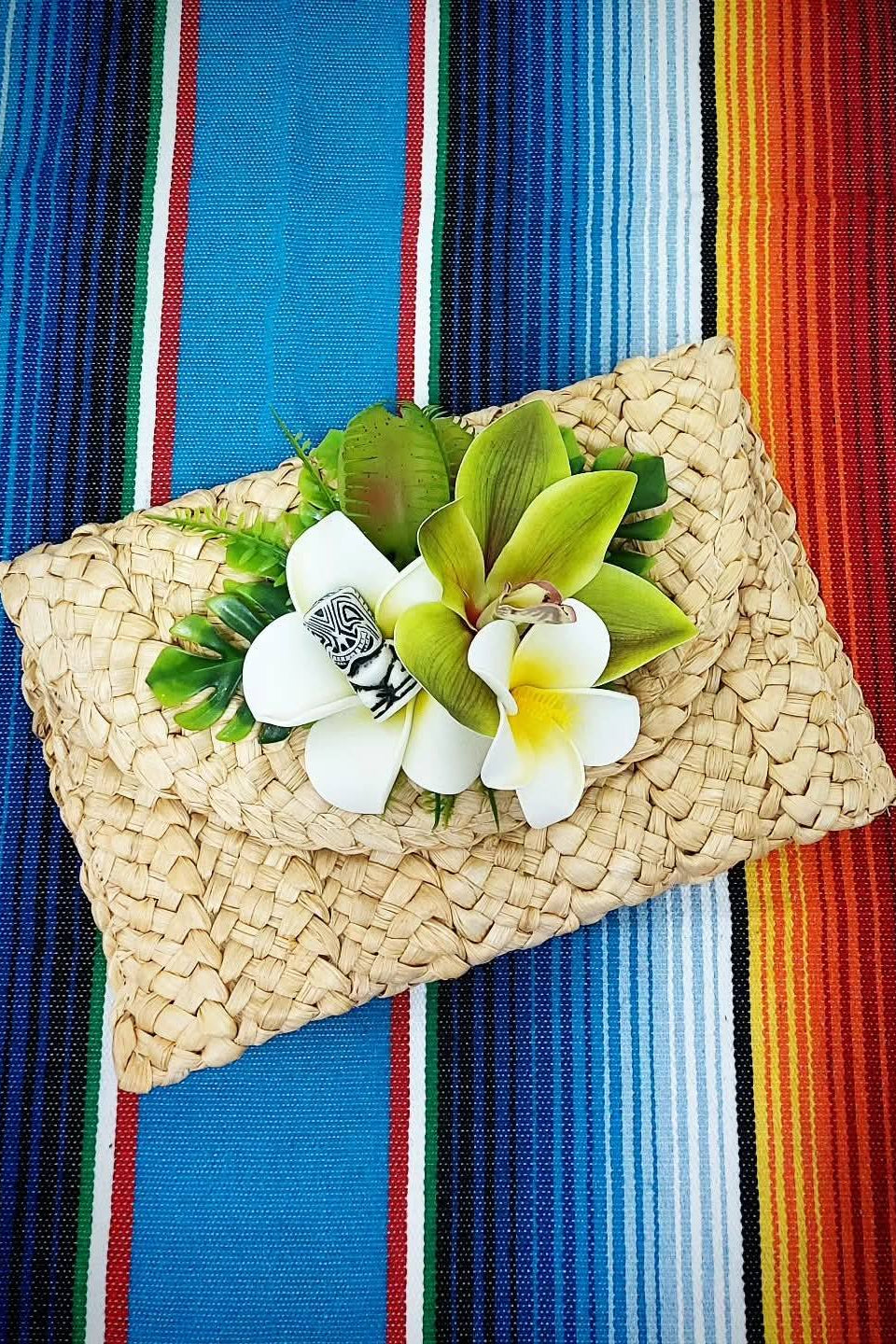 Stilgiganten Kustom Handtasche / Clutch " TIKI VIBES"