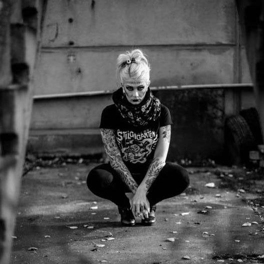 Stilgiganten Klassiker "Psycho Girl" Mädels Shirt
