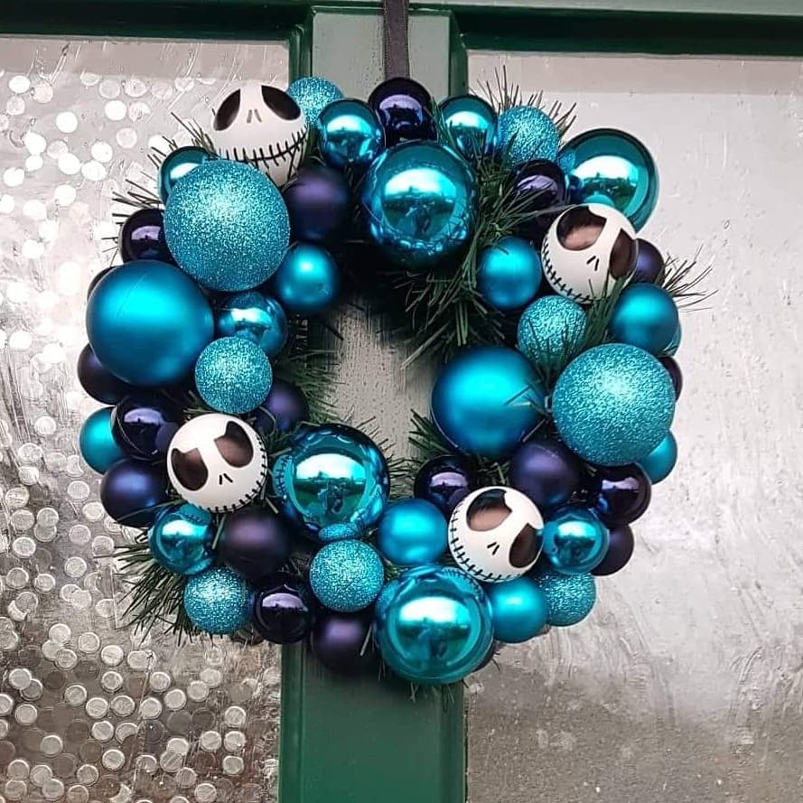Stilgiganten Weihnachten 2026 Deko Tür Kranz "Spooky XMAS Vibes"