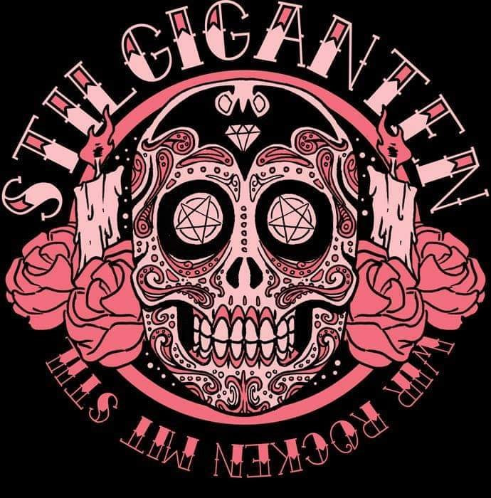 Stilgiganten Mädels T - Shirt "Pink Sugarskull"