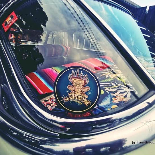 Stilgiganten Aufkleber "ROCKIN` TIKI TIME"