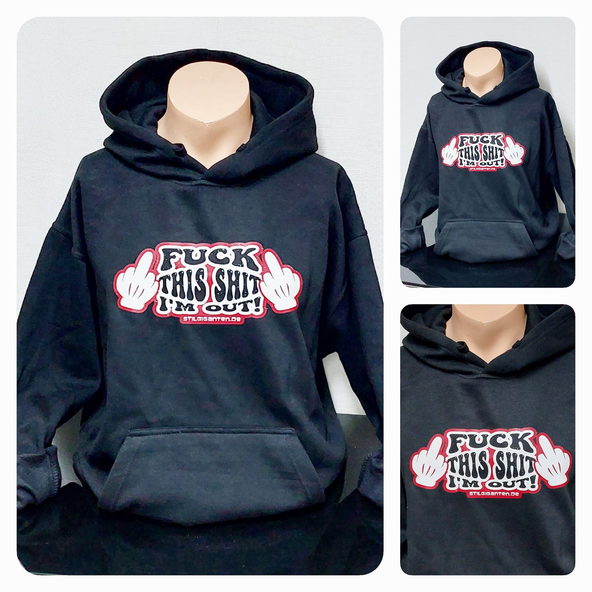 Stilgiganten Hoodie "Fuck This Sh*t I´m Out"