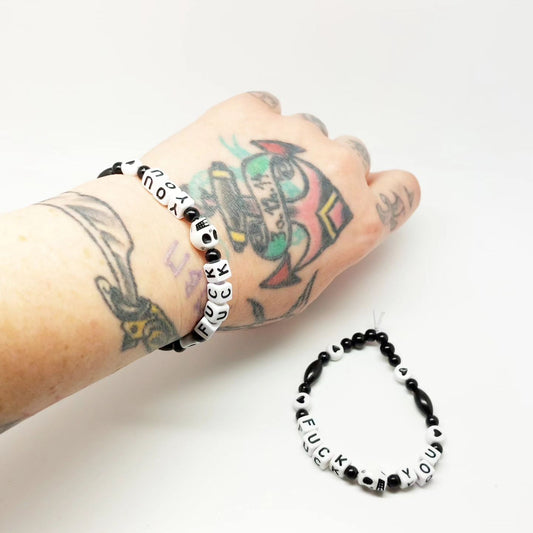 Stilgiganten Kustom Armband "F*ck You & Co."