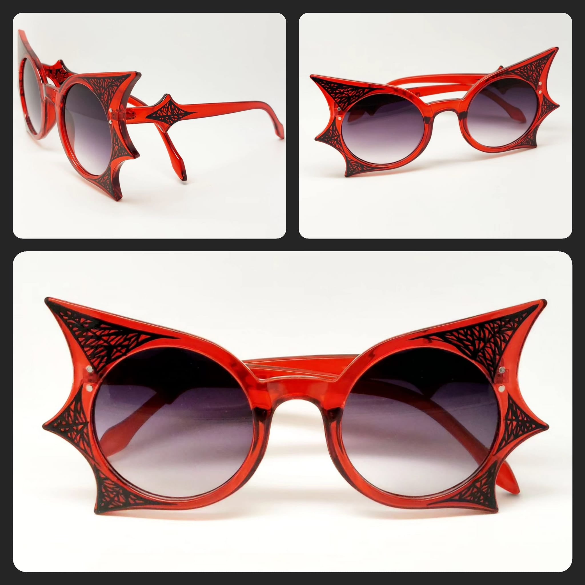Stilgiganten Kustom Sonnenbrille "Batsy Batsy Batsy - Hellfire"