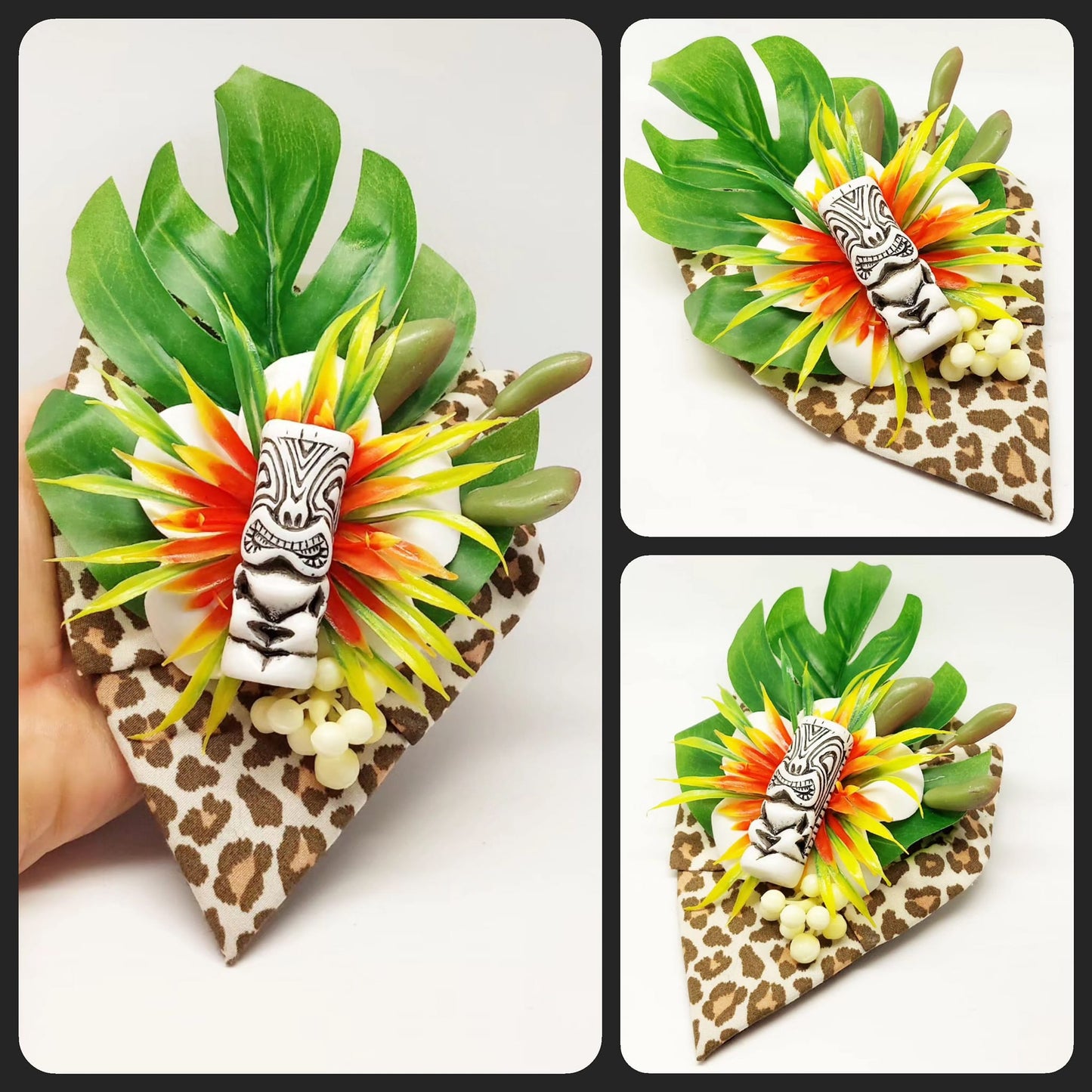 Stilgiganten Headpiece "TIKI - Crazy Tropical Night"