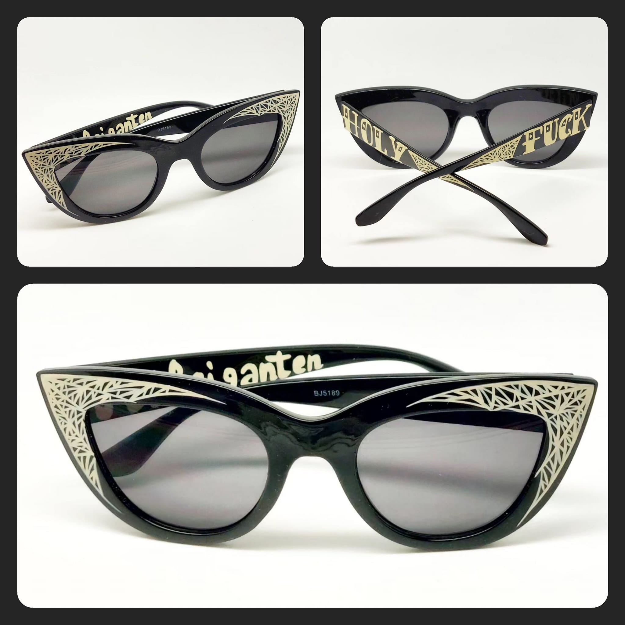 Stilgiganten Kustom Sonnebrille "Dark Girl - Holy F*ck"