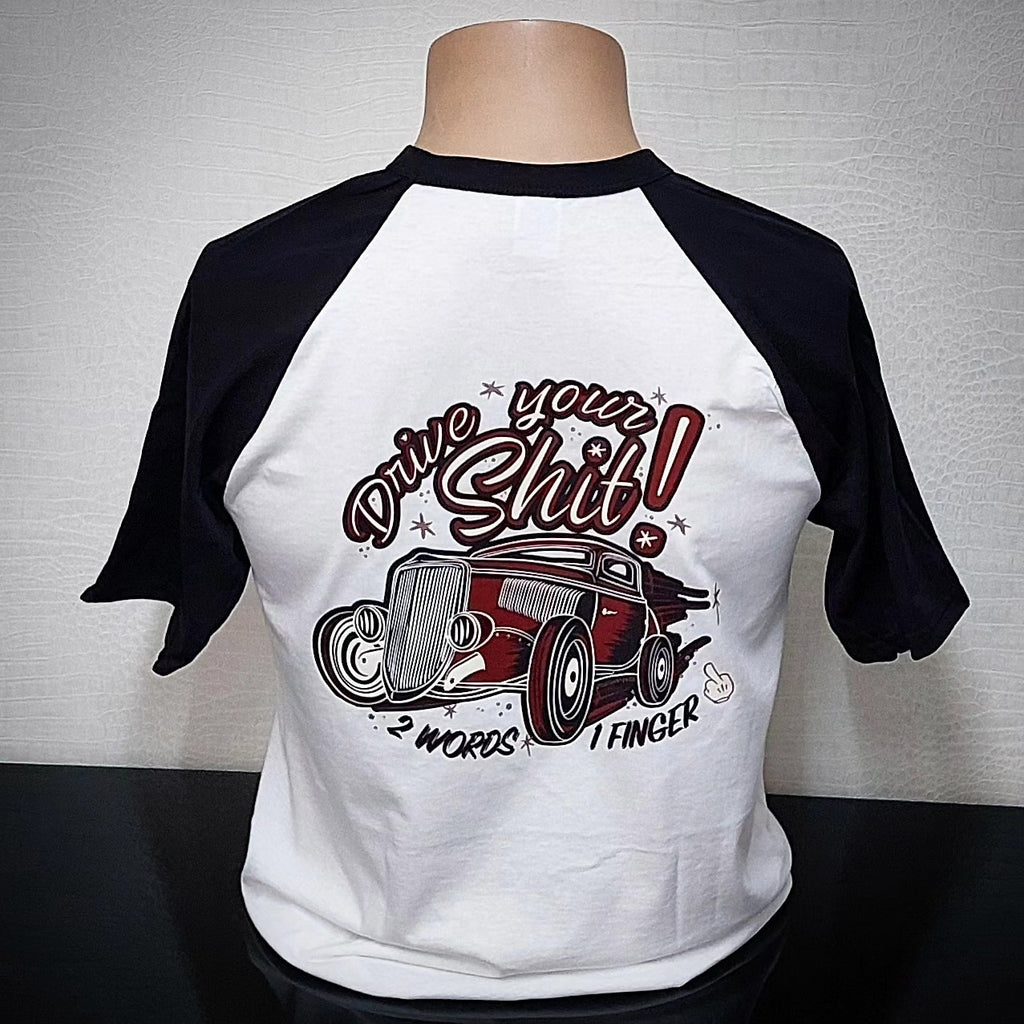 Stilgiganten Kustom T- Shirt "Baseball Vibes - Drive Your Shi*t"