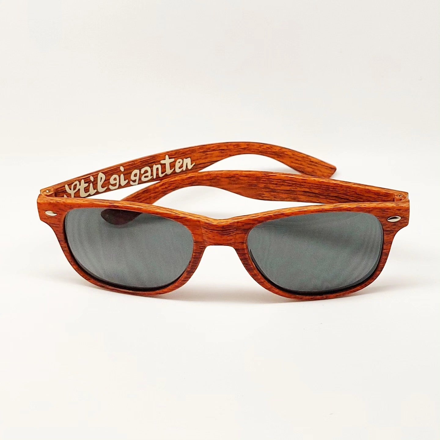 Stilgiganten Kustom Sonnenbrille UNISEX "F.T.W - Wooden Style"