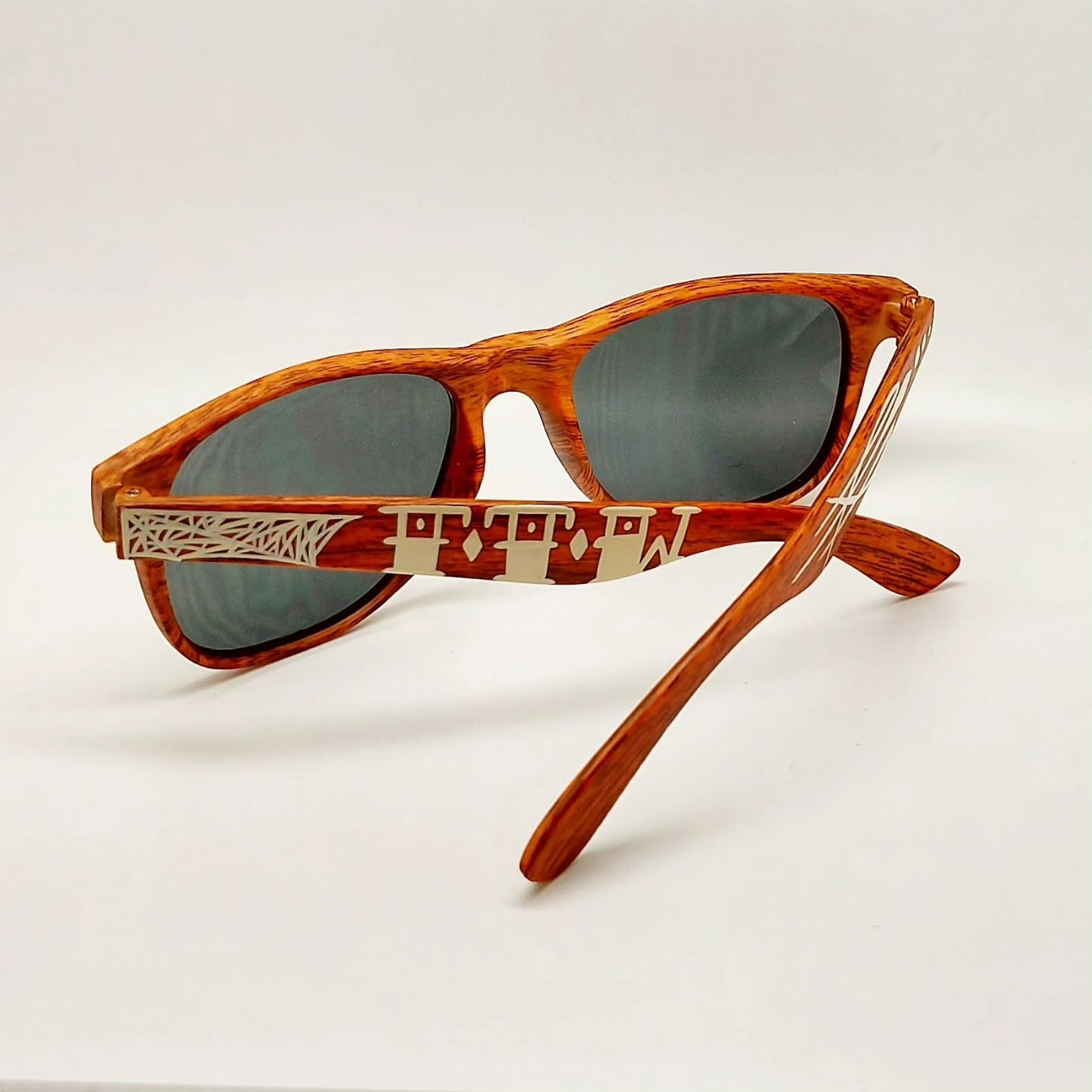 Stilgiganten Kustom Sonnenbrille UNISEX "F.T.W - Wooden Style"