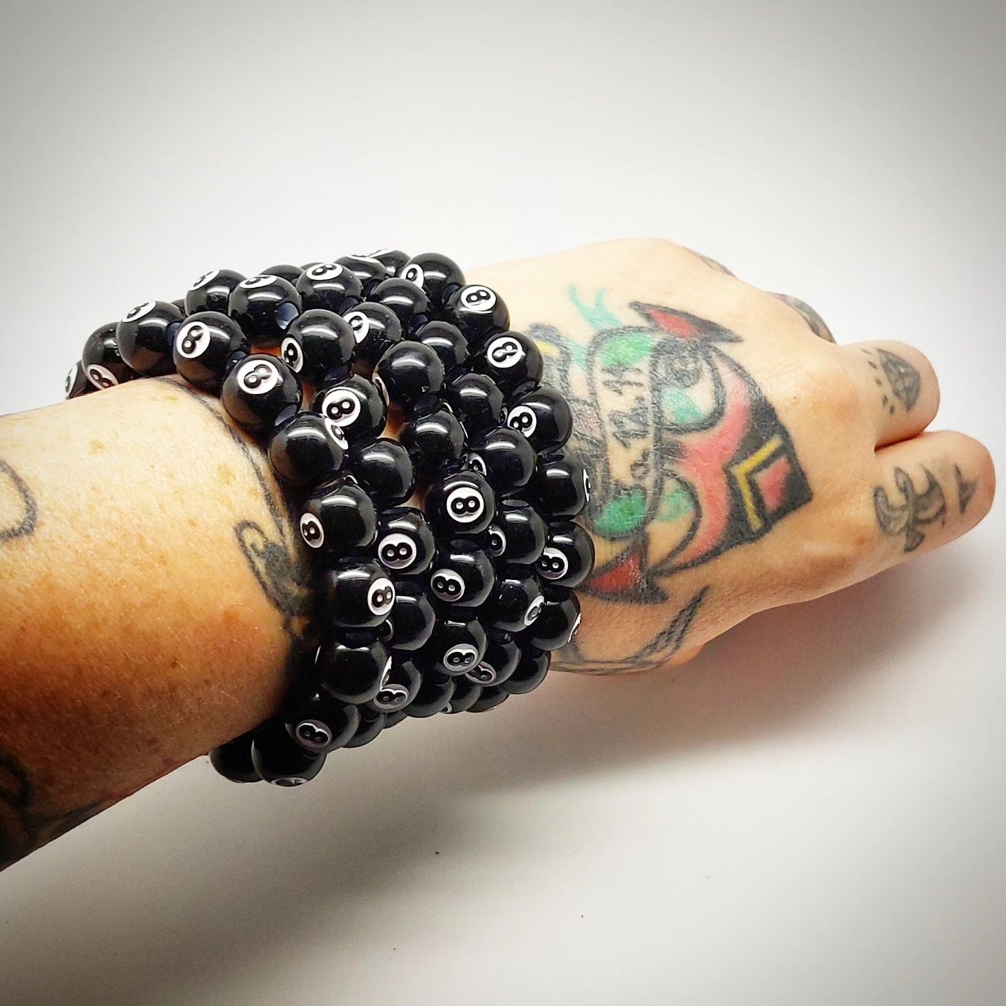 Gummizug Armband UNISEX "Eightball"