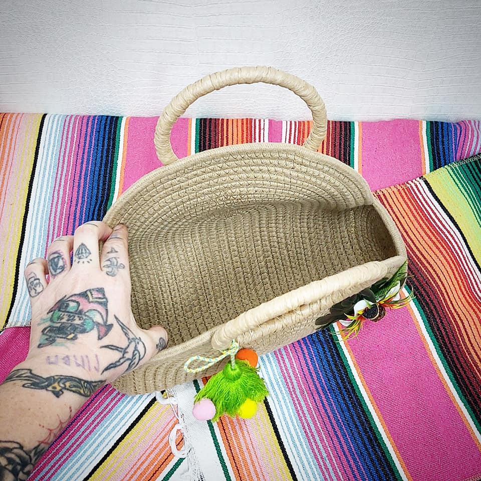 Stilgiganten Kustom Handtasche "Wild Tiki"