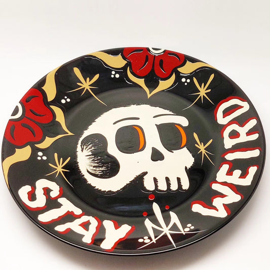 Stilgiganten Kustom Teller "Stay Weird"