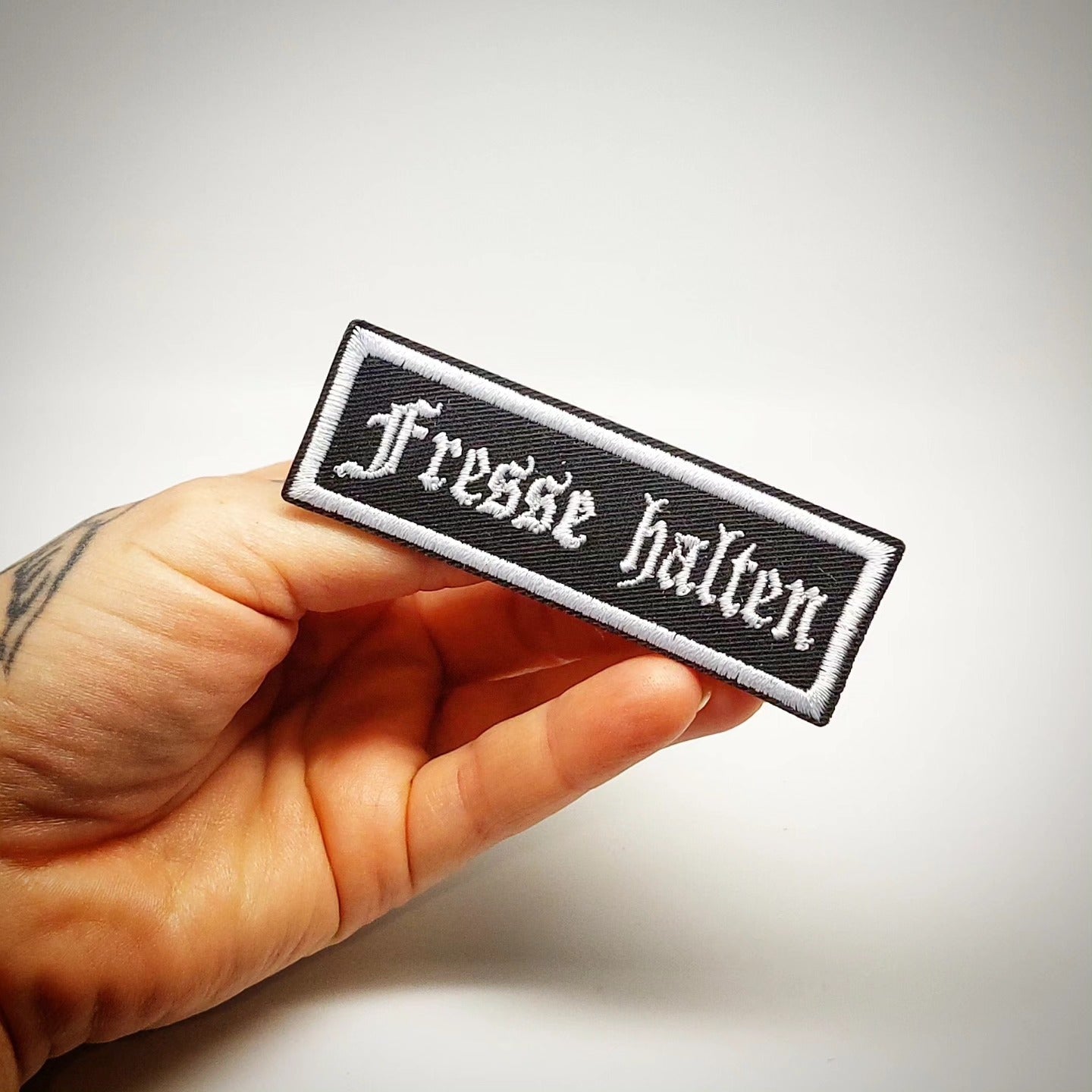 Aufnäher "Fresse halten"