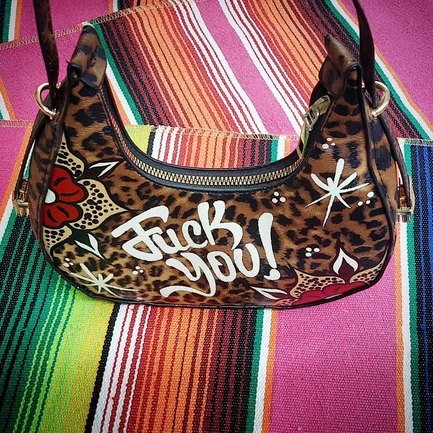 Stilgiganten Kustom Handtasche "F*ck You"