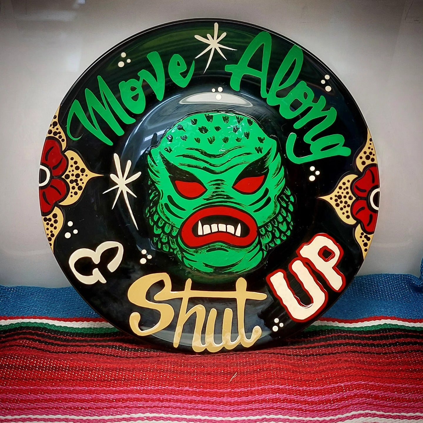 Stilgiganten Kustom Teller "Move Along & Shut UP"