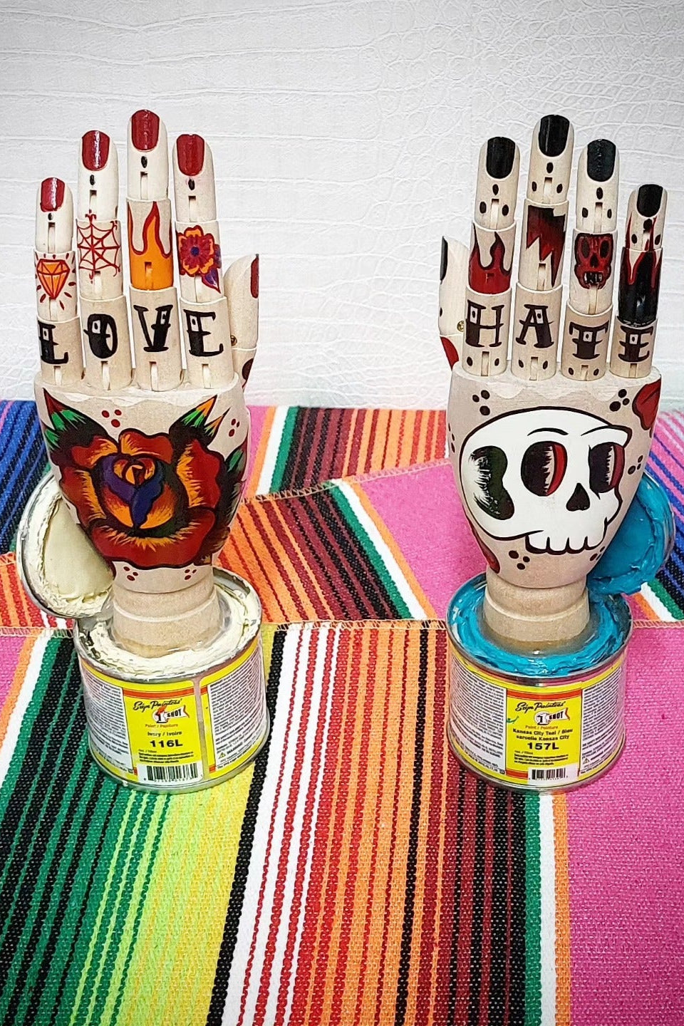 Stilgiganten Kustom Deko SET "LOVE & HATE"