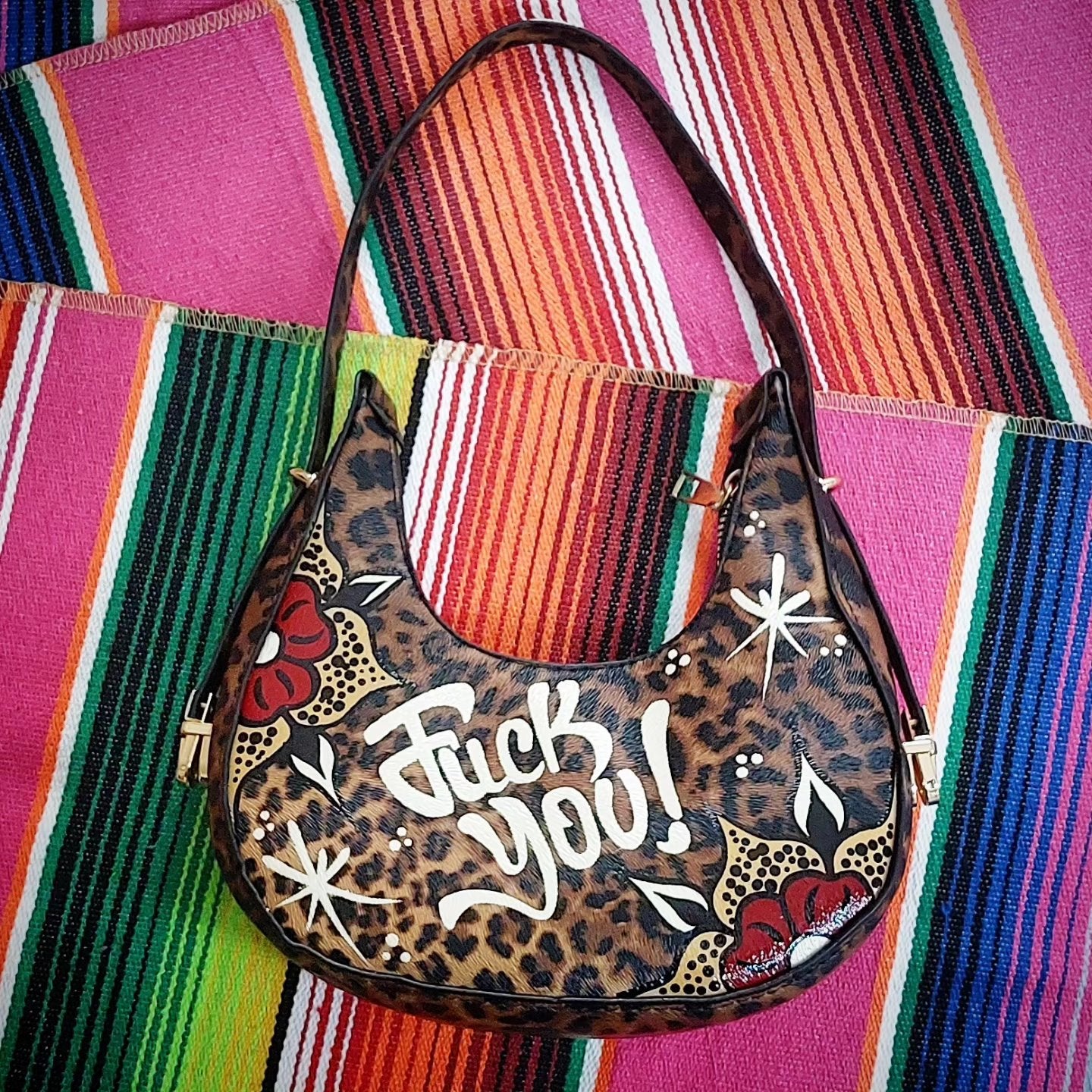 Stilgiganten Kustom Handtasche "F*ck You"