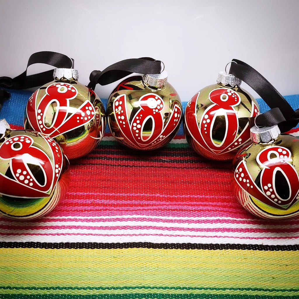 Stilgiganten Kustom Weihnachtsbaumkugel "V8"