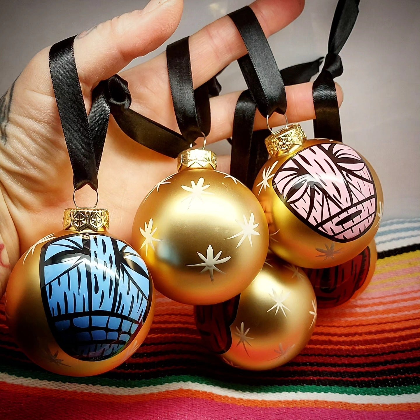 Stilgiganten Kustom Weihnachtsbaumkugel "TIKI"