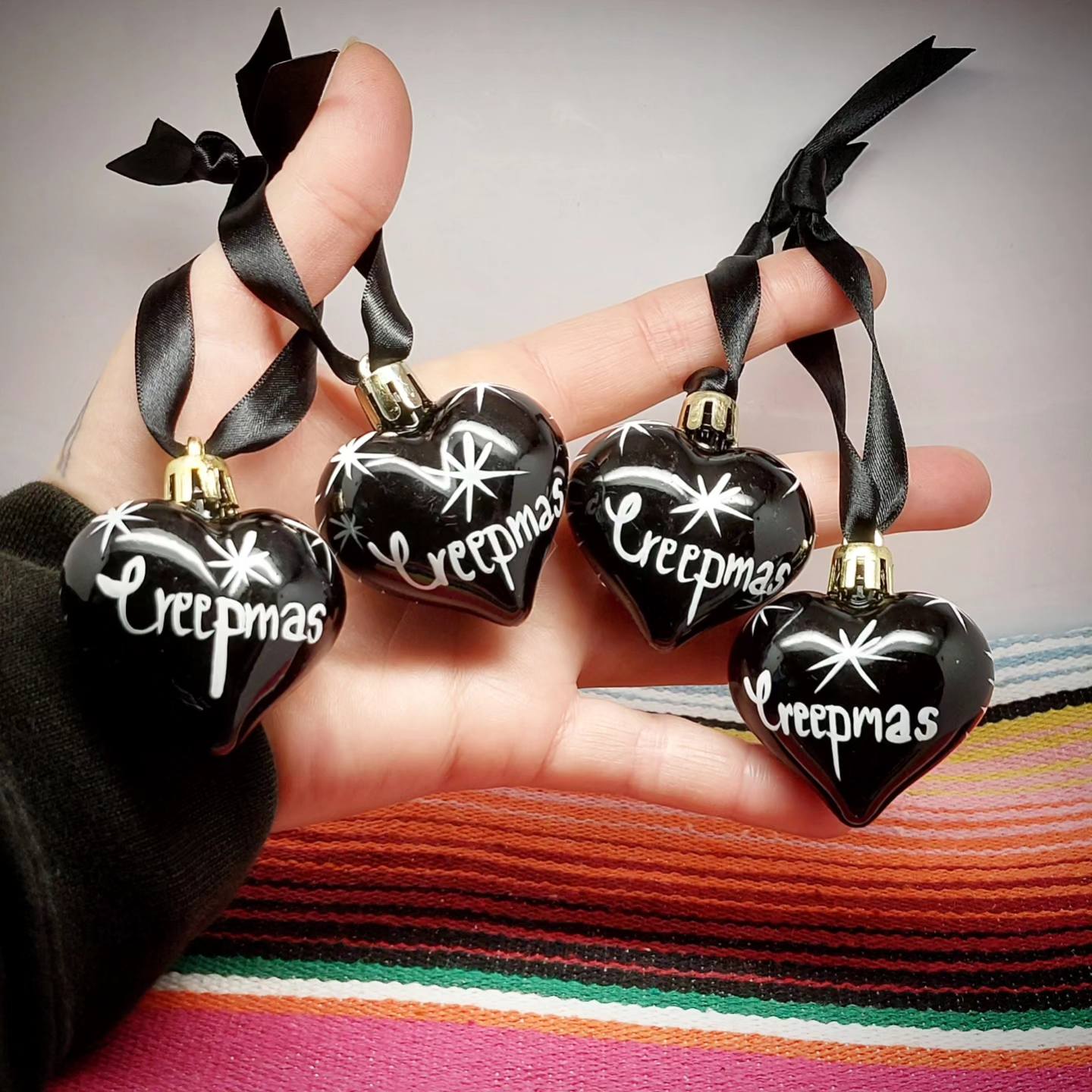 Stilgiganten Kustom Deko Anhänger / Weihnachtsbaumanhänger "Creepmas" (klein)