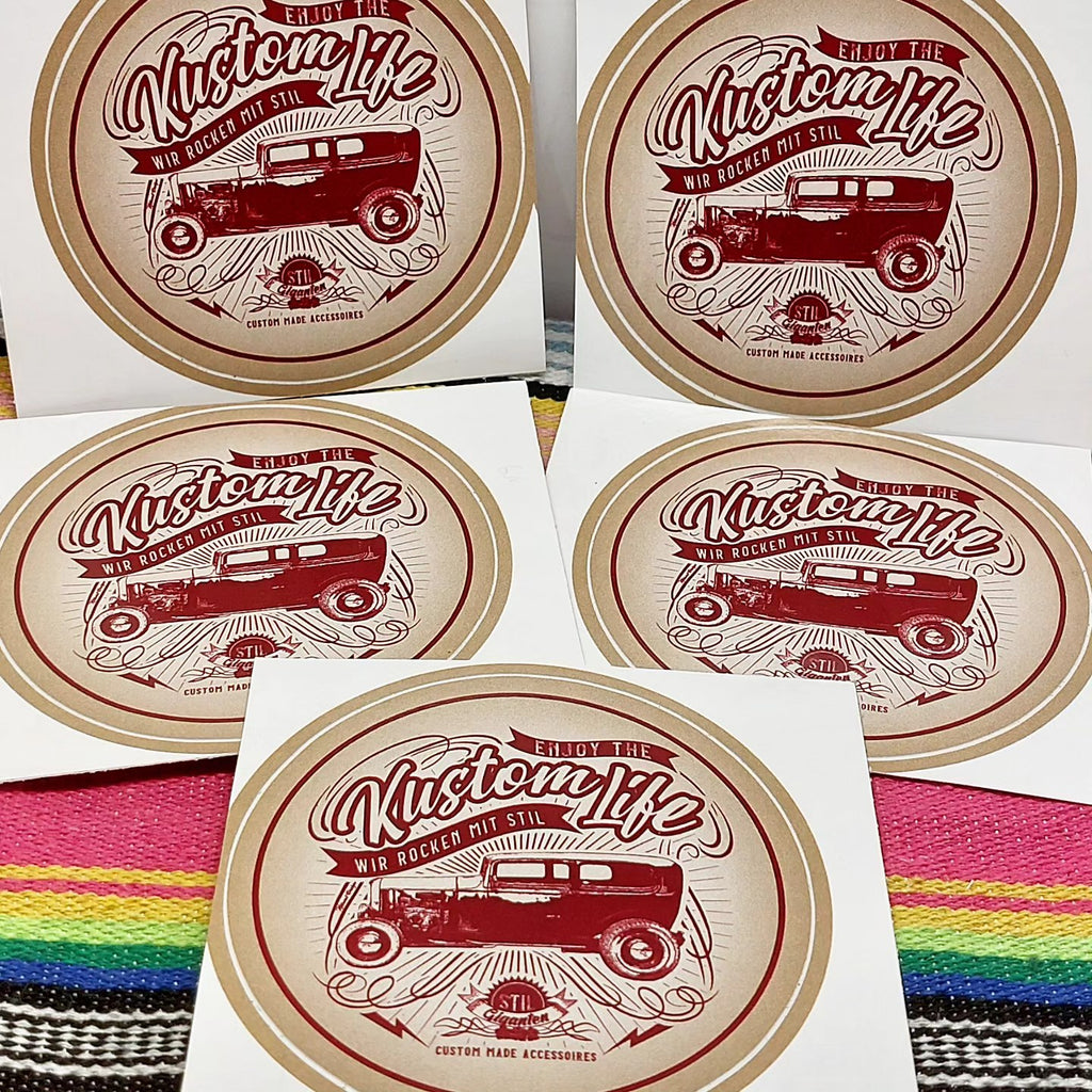 Stilgiganten Aufkleber "Kustom Life"