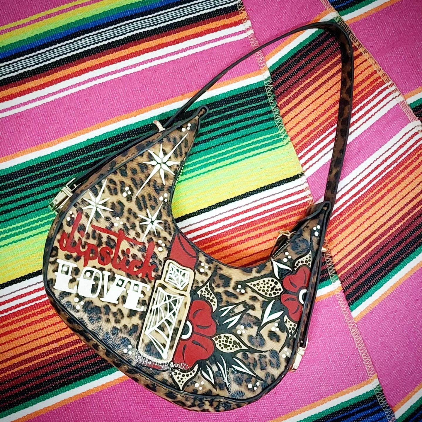 Stilgiganten Kustom Handtasche "Lipstick LOVE"