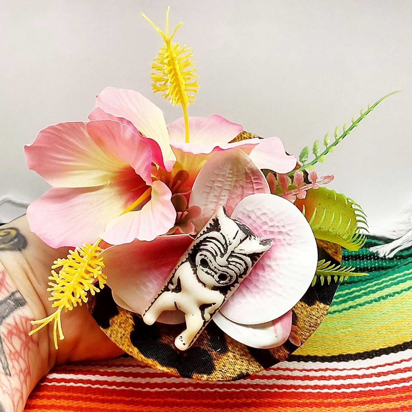 Stilgiganten Headpiece "TIKI - Wild Sweet PinUp Love"