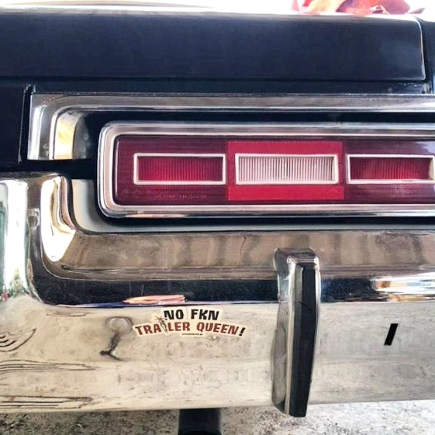 Stilgiganten Aufkleber "No Fkn Trailer Queen/lang"