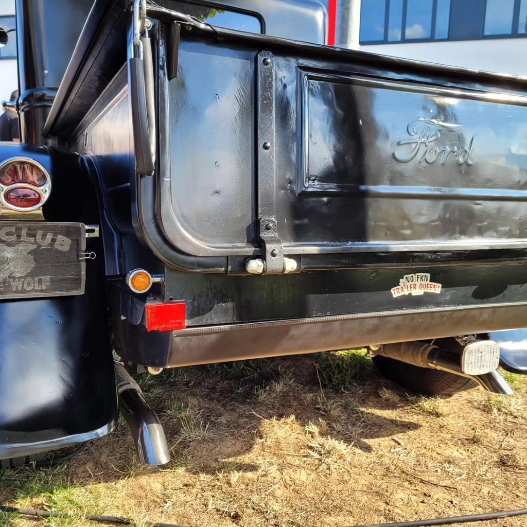 Stilgiganten Aufkleber "No Fkn Trailer Queen/lang"