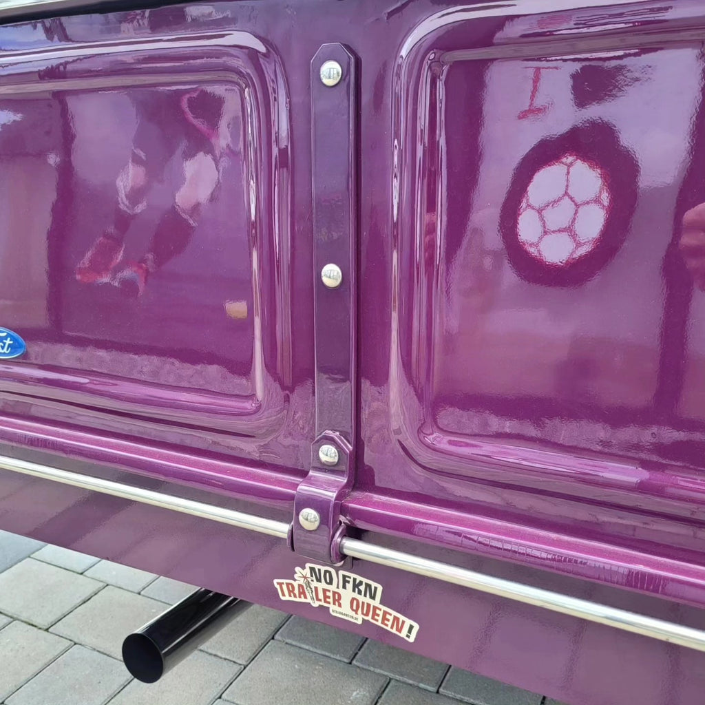 Stilgiganten Aufkleber "No Fkn Trailer Queen/lang"