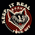 Stilgiganten Männer T - Shirt "BAD CAT - KEEP IT REAL - F*CK OFF"