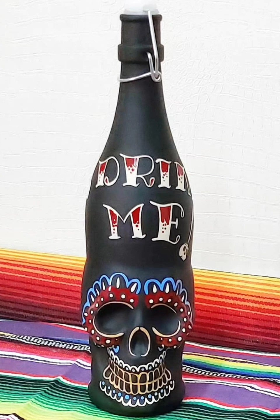 Stilgiganten Kustom Schädel Flasche "DRINK ME"