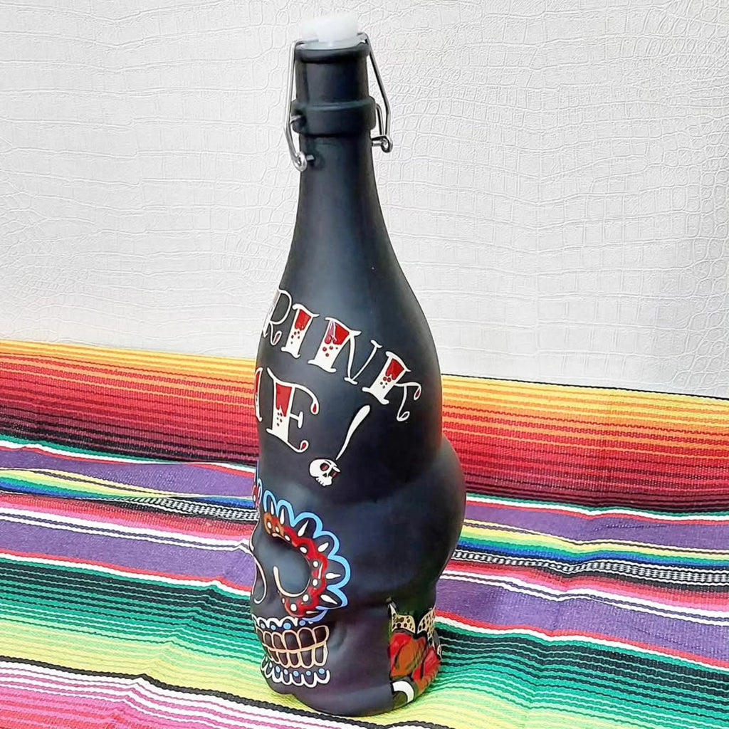 Stilgiganten Kustom Schädel Flasche "DRINK ME"