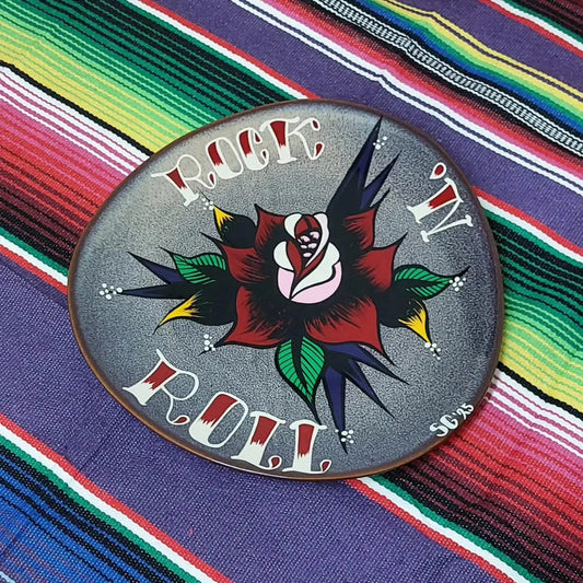 Stilgiganten Kustom Teller "ROCK `N ROLL"